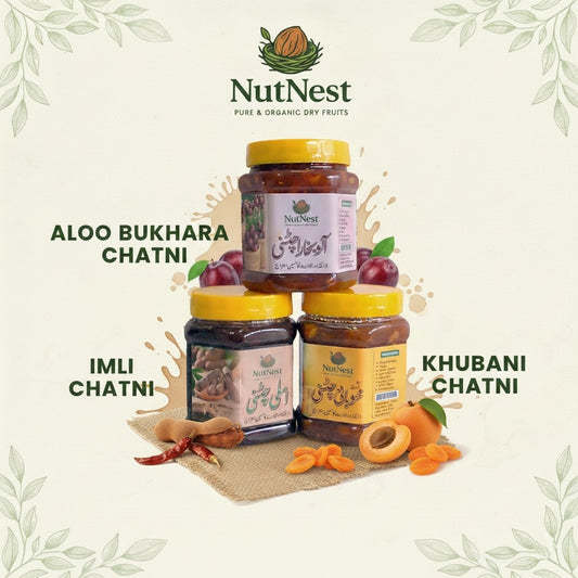 NutNest Chatni Bundle – خالص، ذائقہ دار اور قدرتی چٹنیاں