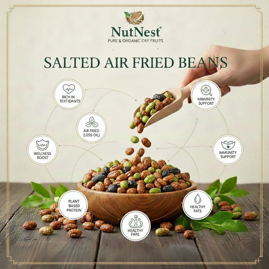 Salted air-fried beans